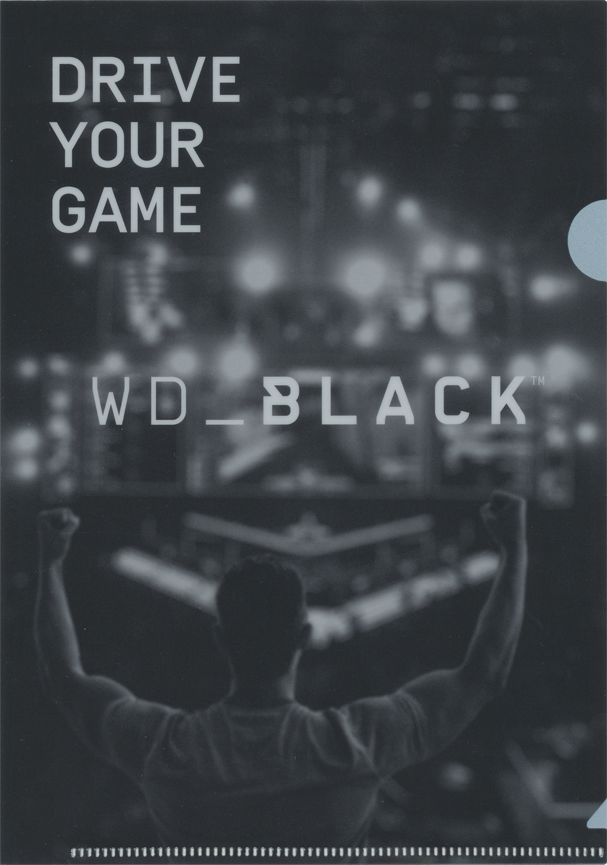 WD_BLACK クリアファイル